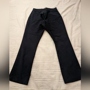 Express Navy Blue Columnist Boot High Rise Dress Pants